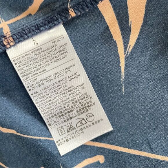 Banana Republic Floral Tropical Tie Tank Top NWT L - Picture 10 of 11